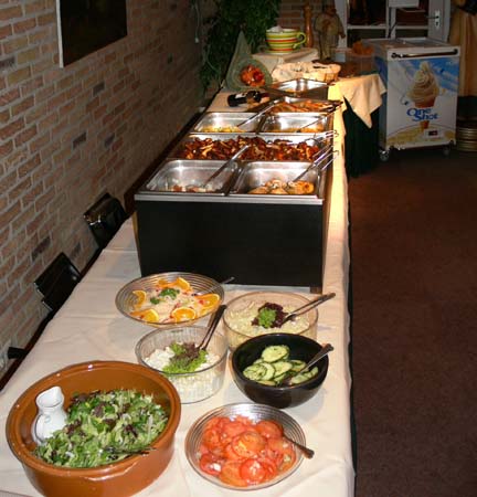 Buffet am NL Fantag in Almen10